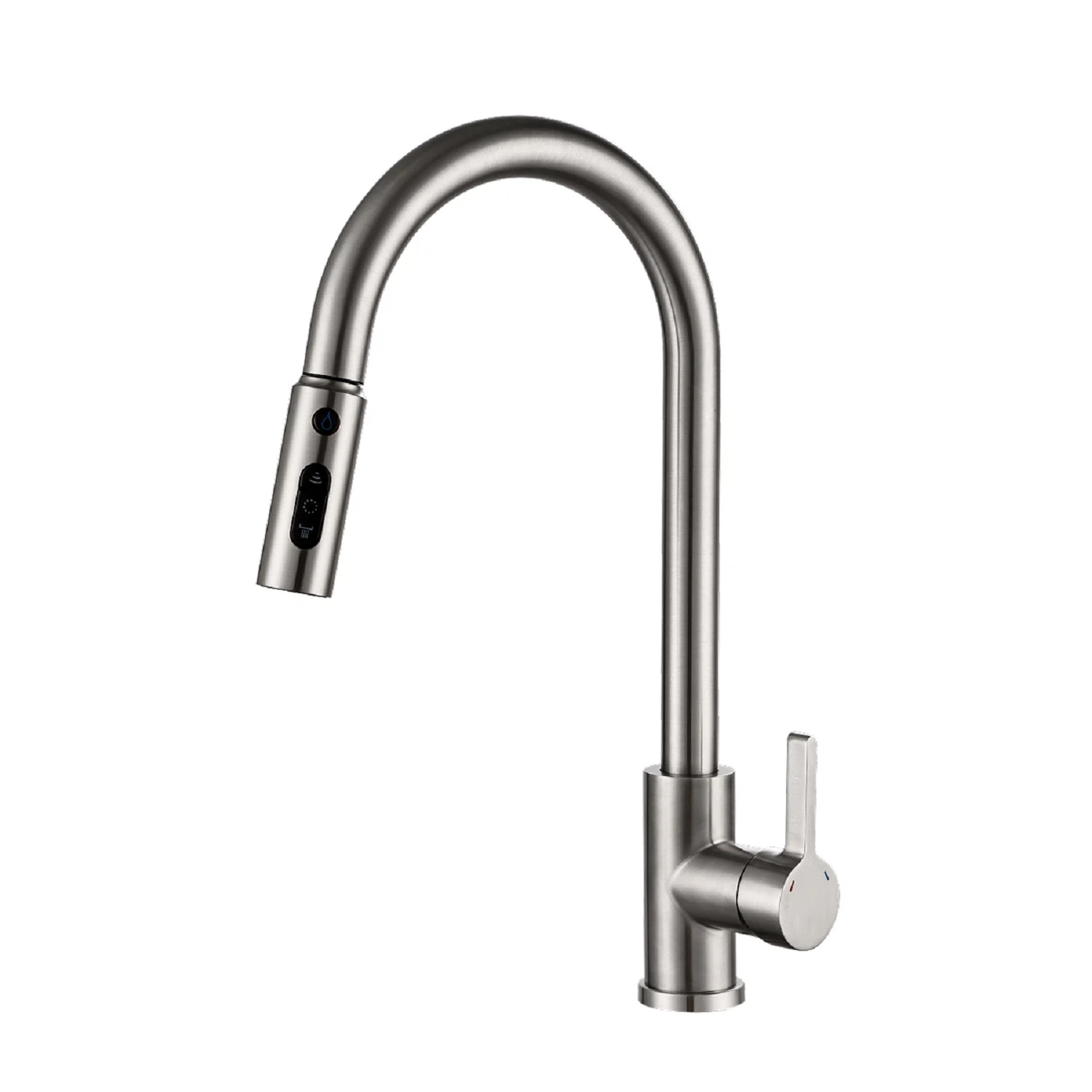 Изображение товара Смеситель для кухни TOKITO AISAI из нержавеющей стали с выдвижным изливом