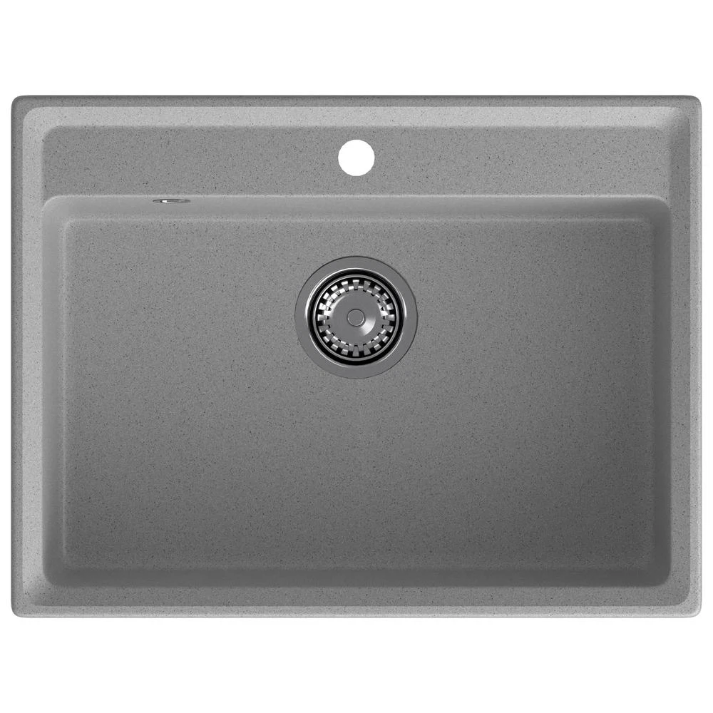Изображение товара Кухонная мойка GranFest LEVEL 660, серый, искусственный мрамор