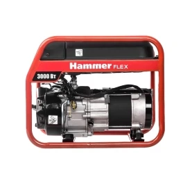 Бензоэлектростанция Hammer Flex GN3000 3КВт 220В 50Гц бак 15л непр.9ч