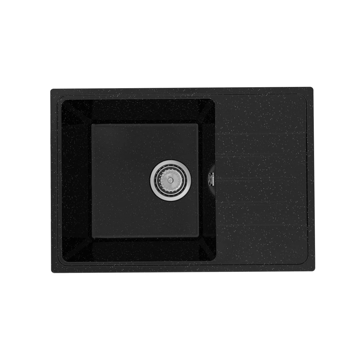 Изображение товара Кухонная мойка Practik PR-M-600-004 (без сифона), черный оникс, искусственный камень