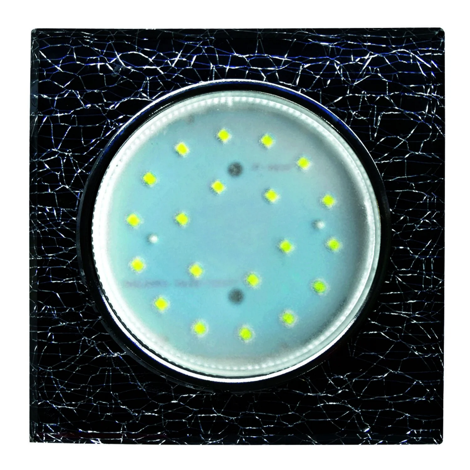 Изображение товара Встраиваемый светильник Ecola GX53 H4 LD5311 Glass с подсветкой и стеклянным корпусом