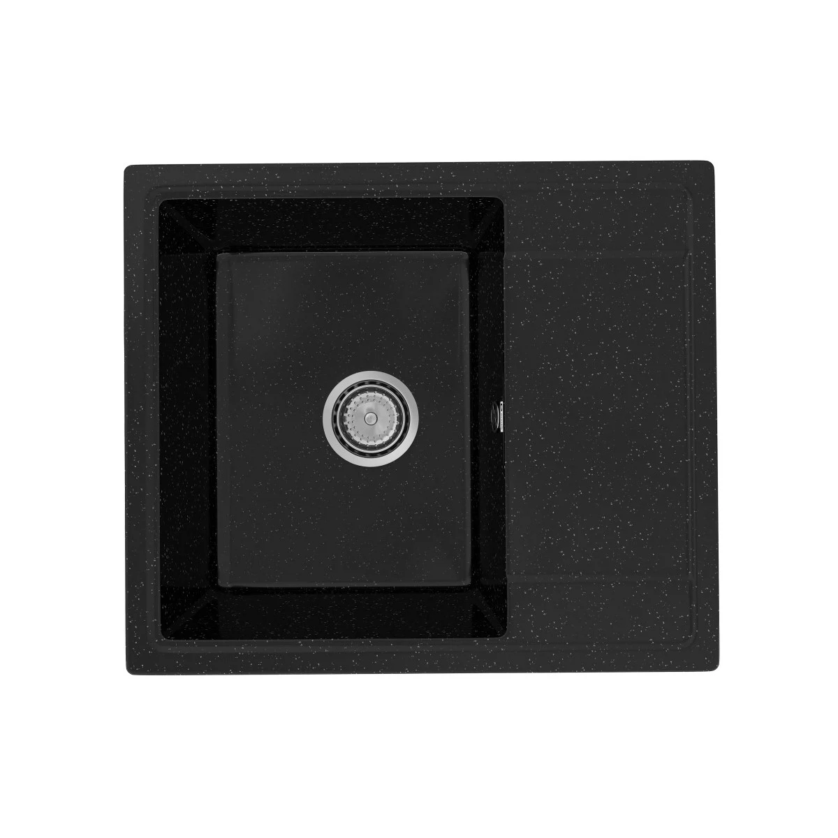 Изображение товара Кухонная мойка Practik PR-M-575-004 (без сифона), черный оникс, искусственный камень