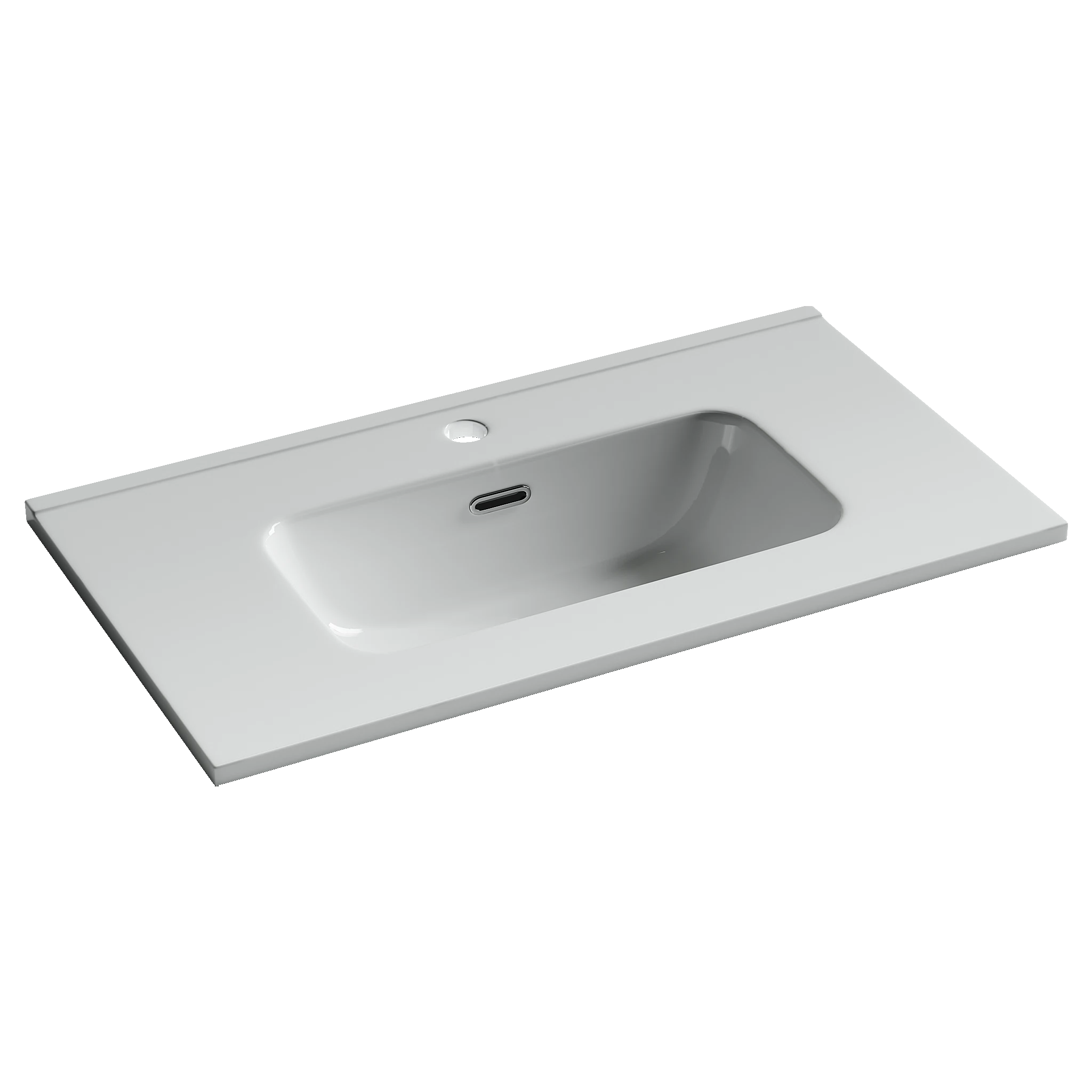 Изображение товара Мебельная накладная раковина Compact 710x395x170 белая