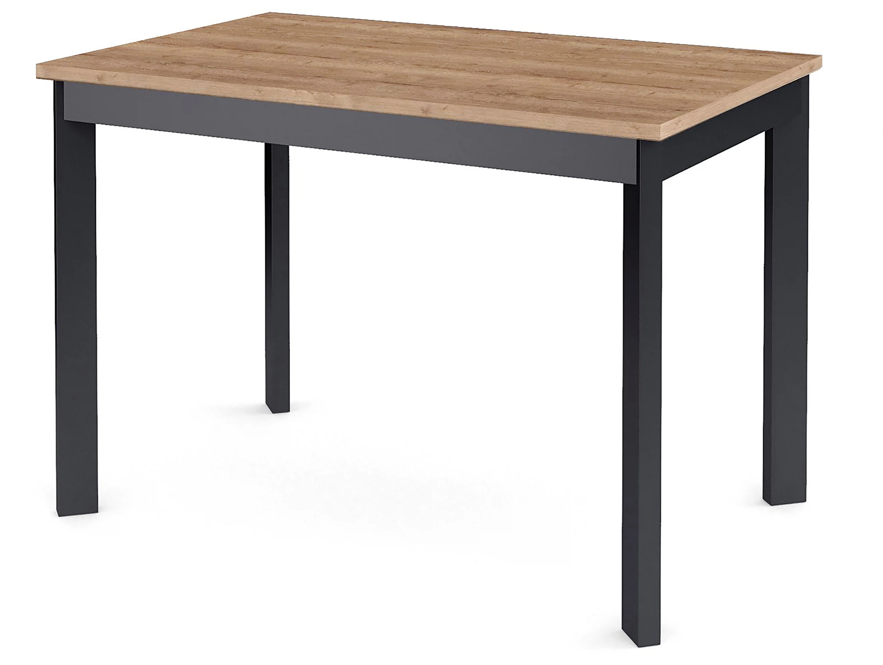 Изображение товара Стол Dikline L110 Дуб Галифакс (ЛДСП EGGER)/Опоры черный