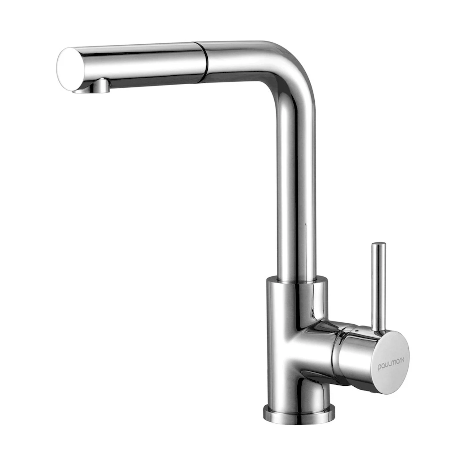 Изображение товара Смеситель для кухни Kassel Paulmark выдвижной хром, надежный и современный