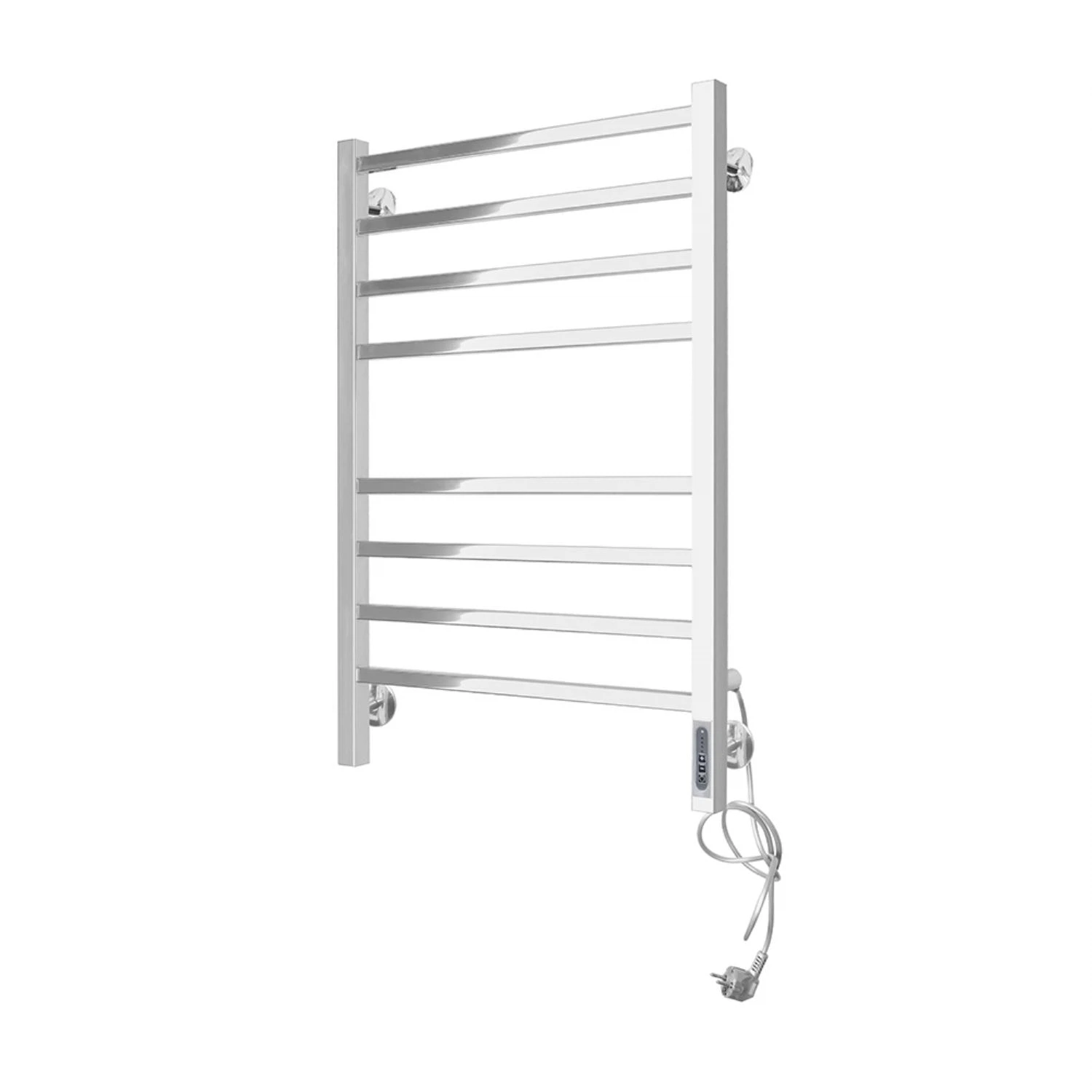 Изображение товара Электрический полотенцесушитель DMT Квадро П8 500x800 нержавеющая сталь цвет хром