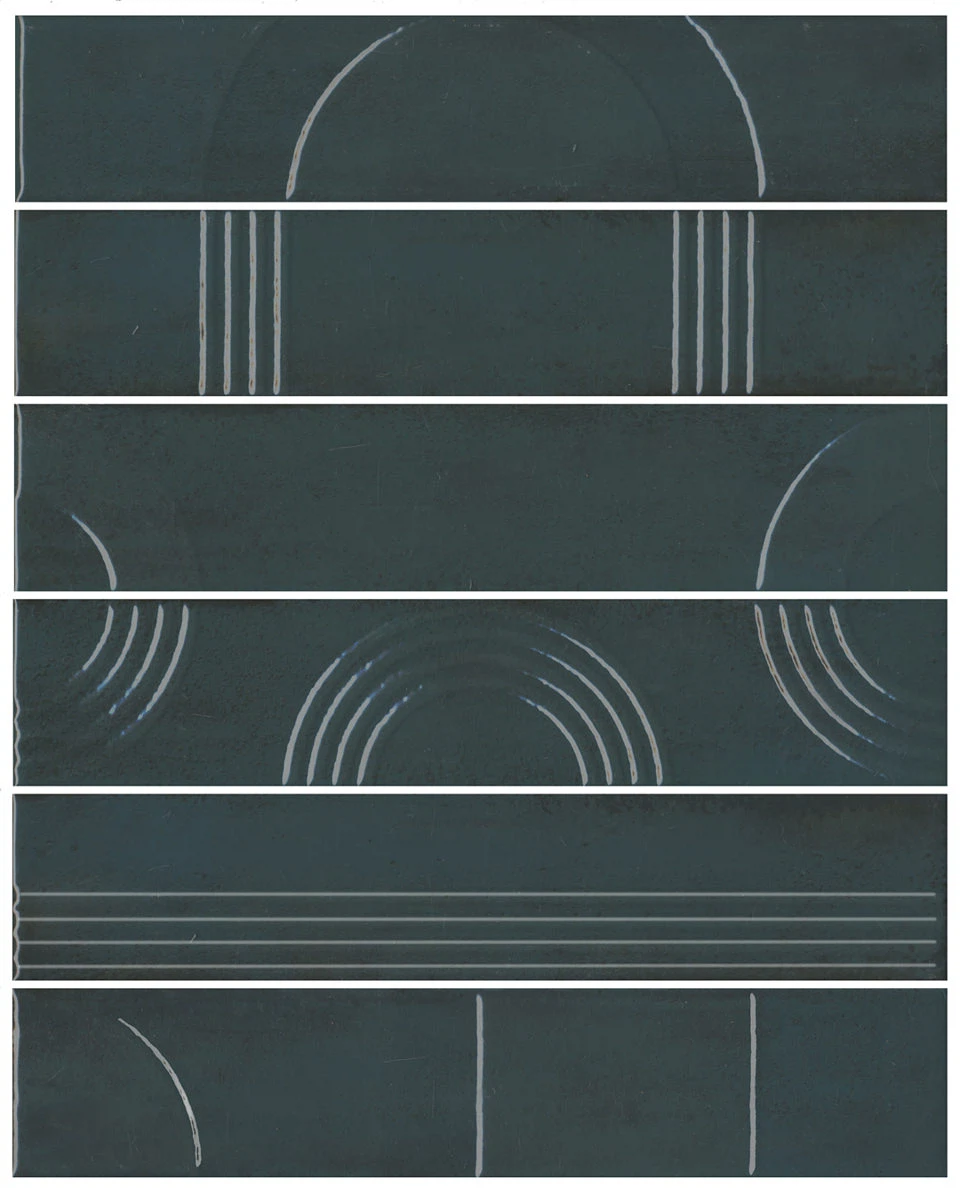 Изображение товара Панно Мажорель зелёный тёмный глянцевый 36x28,5 см Kerama Marazzi