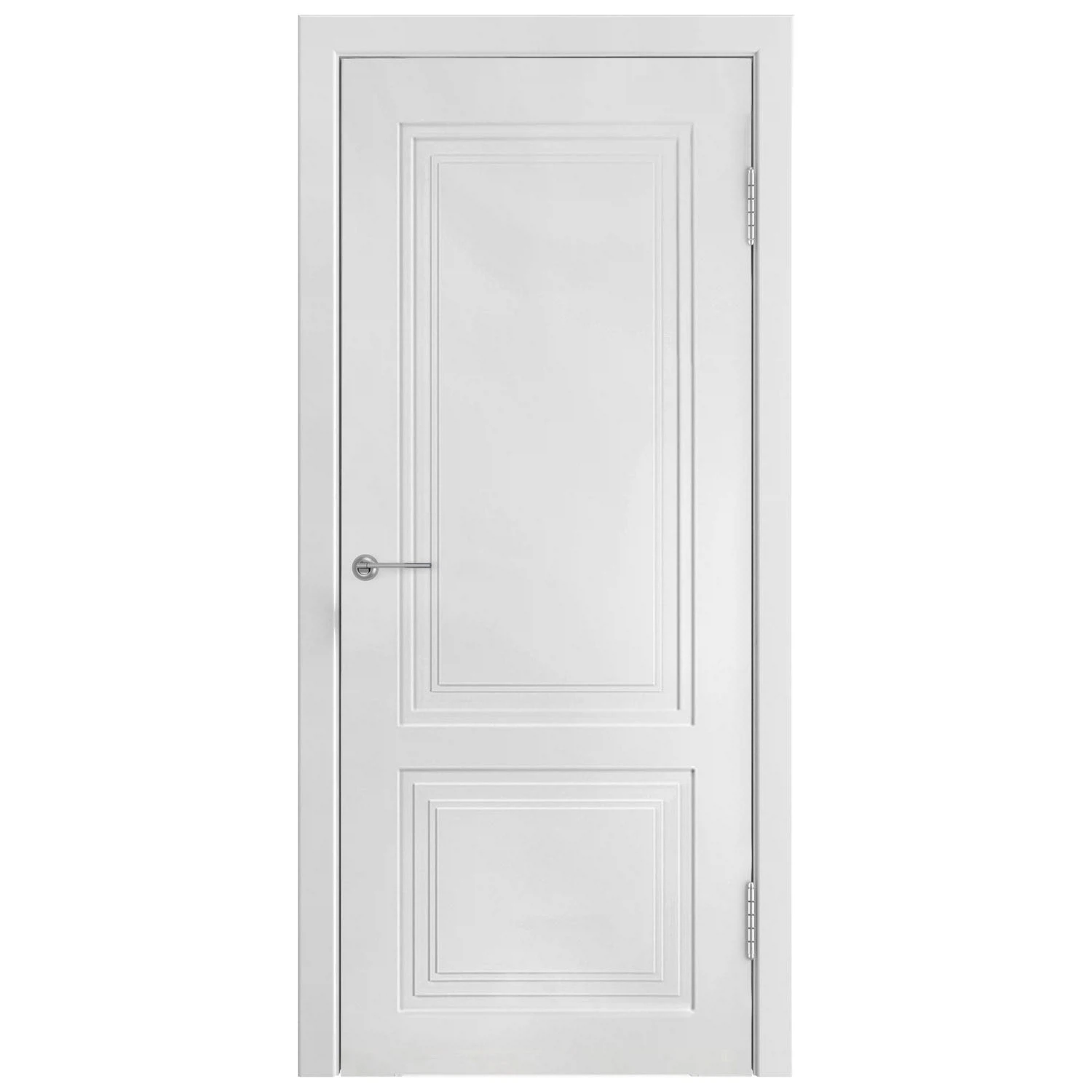 Изображение товара Дверь межкомнатная глухая из МДФ с эмалью белая 700x2000 мм Дверипро