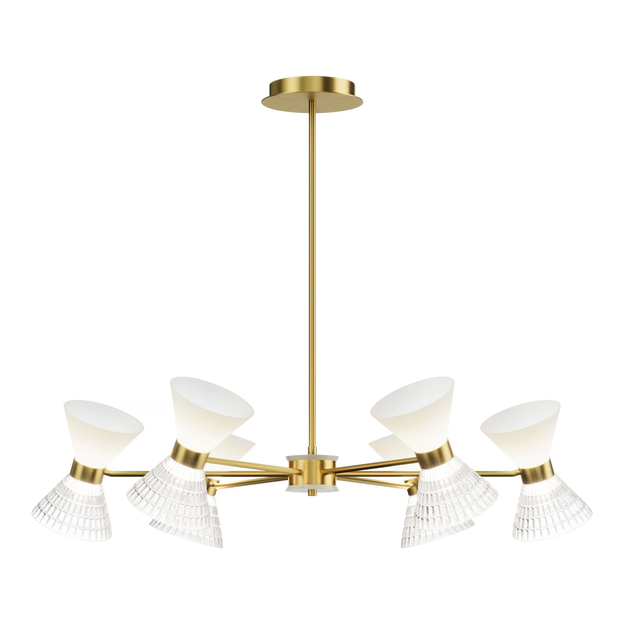 Изображение товара Подвесной светильник SPIRIT G9 LED 12х5W с декоративными плафонами из стекла