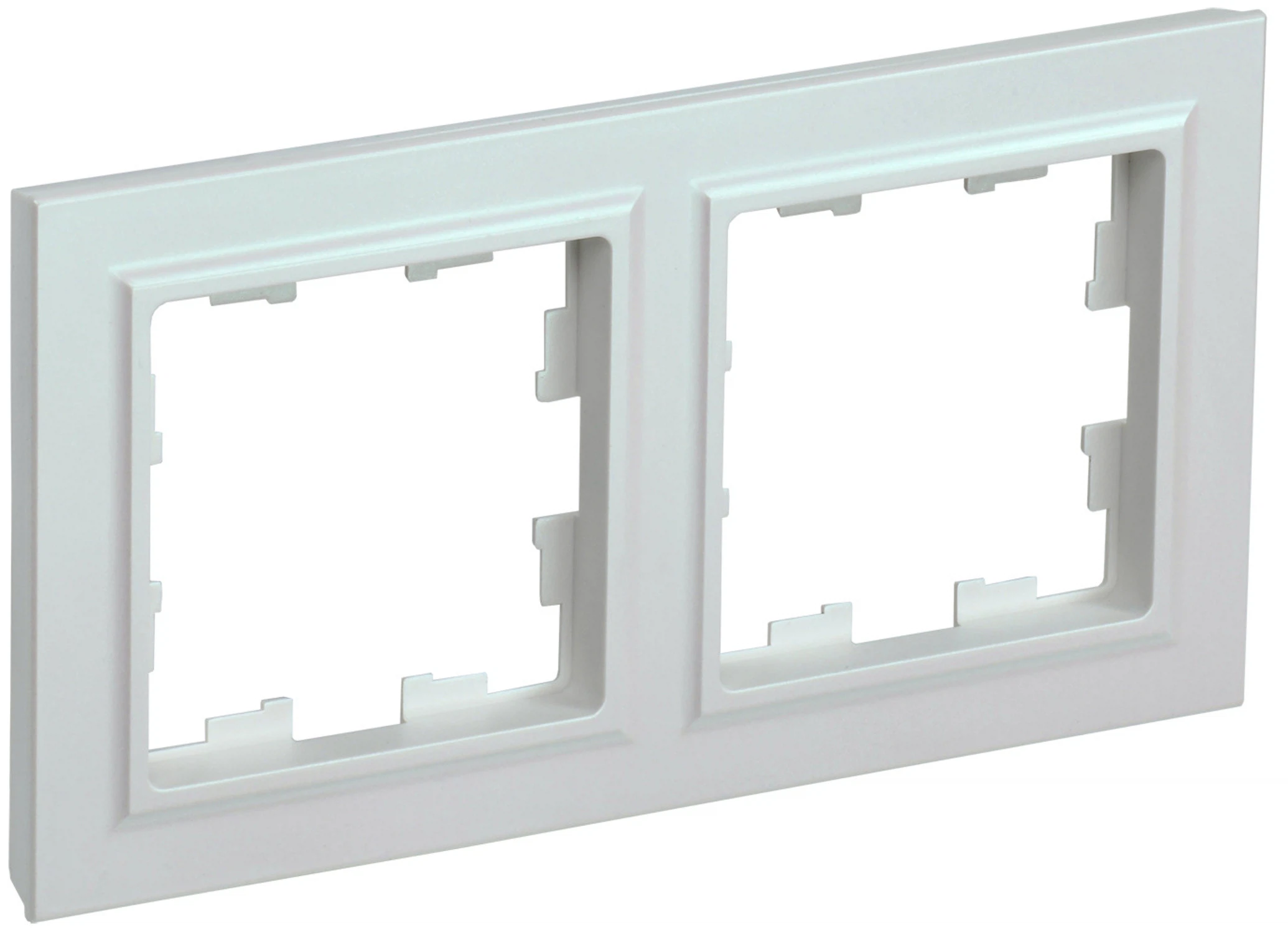 Изображение товара Рамка IEK BRITE BASE Жемчуг 2-м РУ-2-БрЖ.